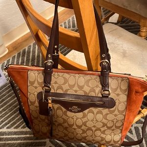 Coach Signature Gallery Tote Shoulder Bag